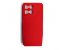 Чехол силиконовый Honor X7C Silicone Case без лого красный