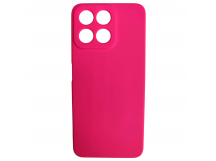 Чехол силиконовый Honor X7C Silicone Case без лого фуксия