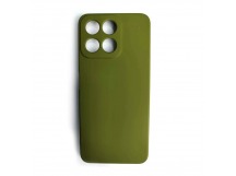 Чехол силиконовый Honor X7C Silicone Case без лого хаки