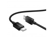 Кабель USB-C BOROFONE BX120 60W Type-c/Type-c черный 1м