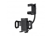 Держатель для телефона Hoco DCA9, на зеркало з/вида, черный