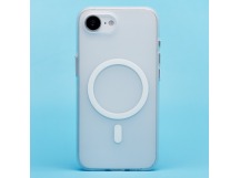 Чехол-накладка - SM038 SafeMag для "Apple iPhone 16e" (white/matte transparent) (240438)