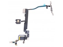 Шлейф для iPhone 11 Pro (A2215) на кнопку включения/микрофон/вспышку - Премиум