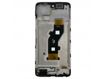 Дисплей для Tecno Spark 30 4G (KL6) модуль с рамкой Черный - OR