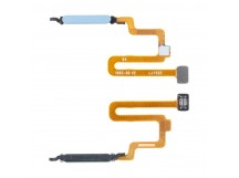 Шлейф для Xiaomi Redmi Note 11 Pro 4G/5G/Poco X4 Pro 5G (2201116TG/2201116SG/2201116PG) сканер отпечатка пальцев Голубой