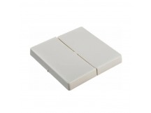 Legrand Valena Life, лицевая панель для двухклавишного выключателя (слоновая кость), шт