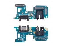 Шлейф для Realme 11 4G (RMX3636) плата системный разъем/разъем гарнитуры/микрофон - Премиум