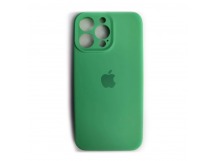Чехол силиконовый Silicone Case ORG iPhone 14 Pro Max (защита камеры) мятный (12)