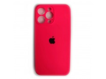 Чехол силиконовый Silicone Case ORG iPhone 14 Pro Max (защита камеры) фуксия (09)