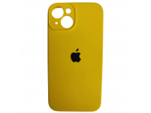 Чехол силиконовый Silicone Case ORG iPhone 15 (защита камеры) желтый (03)