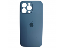 Чехол силиконовый Silicone Case ORG iPhone 15 Pro Max (защита камеры) синий (26)