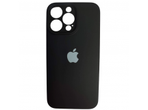 Чехол силиконовый Silicone Case ORG iPhone 15 Pro Max (защита камеры) черный (23)