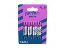 Элемент питания FR6 AA Lithium 1.5V Perfeo BL-4