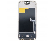 Дисплей для iPhone 15 Pro (A3102) в сборе с тачскрином Черный - (Soft OLED, Full HD, 120 Гц) (с верификацией = с привязкой без ошибки)