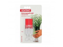 Эпоксидный клей "КОНТАКТ" прозрачный, 12 мл, шт