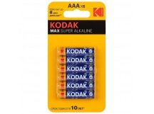 Батарейка KODAK LR03 (4+2) BL MAX Super Alkaline (72/288) (блистер 6шт)