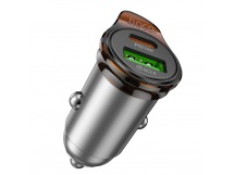 АЗУ HOCO NZ16A (1-Type-C 43W,PD/1-USB 18W) (серый)