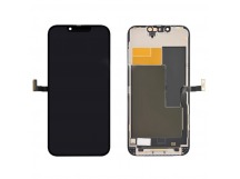 Дисплей для iPhone 13 Pro + тачскрин черный с рамкой (Soft Oled)