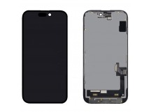 Дисплей для iPhone 15 + тачскрин черный с рамкой 100% (REF)