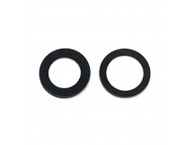 Стекло камеры для iPhone 11 (черный) (комплект 2 шт)