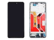 Дисплей для Huawei Honor X9c (BRP-NX1) в рамке + тачскрин (черный) (100% LCD)