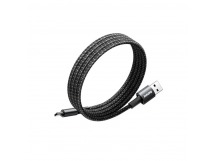 Кабель USB - Type-C Remax C02-AC (66W, PD, оплетка нейлон, магнитное крепление, 1,2 м) Черный