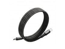 Кабель Type-C - Lightning Remax C02-CL (30W, PD, оплетка нейлон, магнитное крепление, 1,2 м) Черный