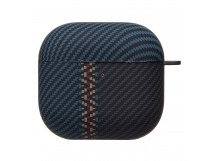 Чехол Luxo Creative для "Apple AirPods (4-го поколения)" (121) (black/blue) (240511)