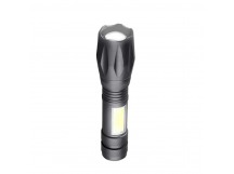 Фонарь Perfeo "Kissin" светодиодный  70LM, 10W LED+3W COB, аккум 600mAh, micro USB, Zoom, 4 режима