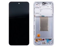 Дисплей для Samsung Galaxy S24 FE (S721B) модуль с рамкой Серебро - OR (SP)