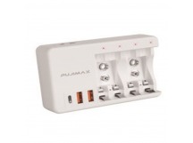 З/У для АКБ AA/AAA PUJIMAX N407N, цвет белый