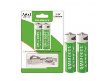 Аккумулятор Pujimax Li-ion AA (3400mWh) 2BL
