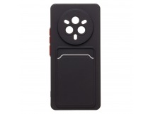 Чехол-накладка - SC337 с картхолдером для "Realme 14 Pro" (black) (240848)