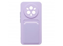 Чехол-накладка - SC337 с картхолдером для "Realme 14 Pro" (light violet) (240850)