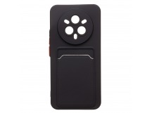 Чехол-накладка - SC337 с картхолдером для "Realme 14 Pro+" (black) (240830)