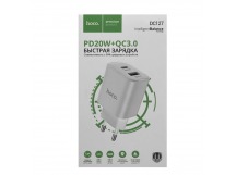 Сетевое ЗУ HOCO DC127 (PD 20W/QC3.0) белое