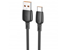 Кабель USB - Type-C Borofone BX93 Super PD (повр. уп.) 100W 100см 5A  (black) (241336)