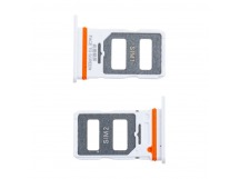 Держатель SIM для Xiaomi Redmi Note 12 Pro 5G (22101316C/22101316I/22101316G) Белый