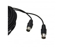 Удлинитель антенный ТВ  5м (шт.-гн.) чёрный "Premier"