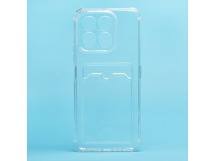 Чехол-накладка - SC276 с картхолдером для "Honor X6c" (transparent) (241230)