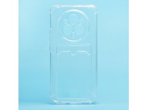 Чехол-накладка - SC276 с картхолдером для "Realme 14 Pro+" (transparent) (240833)