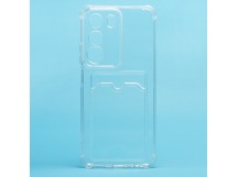 Чехол-накладка - SC276 с картхолдером для "Realme C71" (transparent) (241118)