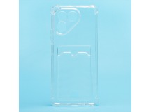 Чехол-накладка - SC276 с картхолдером для "Tecno Pova 7 Neo/Pova 7 4G" (transparent) (241061)