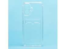 Чехол-накладка - SC276 с картхолдером для "Tecno Spark Go 2" (transparent) (241042)