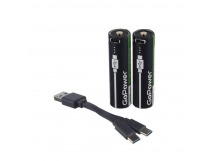 Аккумулятор ICR18650 Li-on 2000mAh, 3,7V с защитой Type-C "GoPower" Box 2