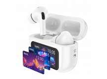 Беспроводные Bluetooth-наушники Hoco TWS EW72 Lite с экраном (white) (240180)