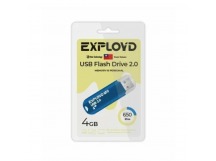 USB  4GB  Exployd  650  синий