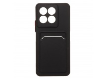 Чехол-накладка - SC337 с картхолдером для "Honor X6c" (black) (241227)