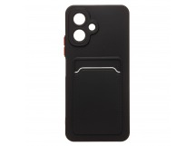 Чехол-накладка - SC337 с картхолдером для "Tecno Spark Go 2" (black) (241039)