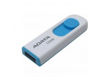 USB  64GB  A-Data  C008  белый/синий